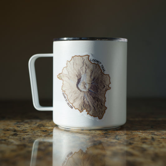 Loowit Trail Mount St. Helens Terrain Sticker