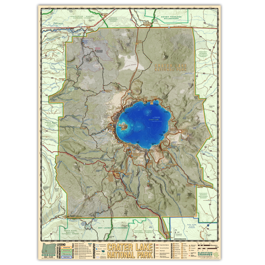 Crater Lake National Park Field Map