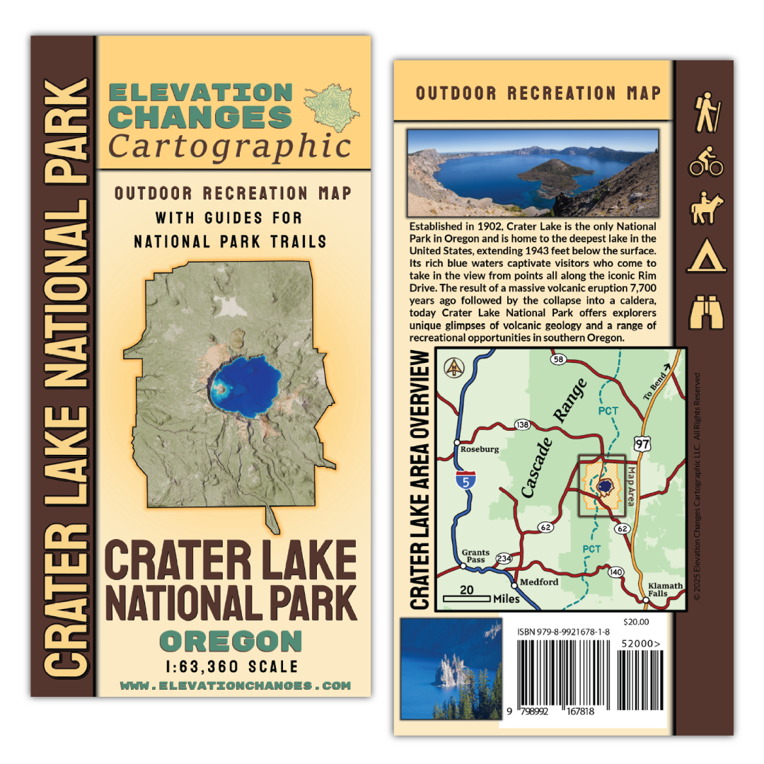 Crater Lake National Park Field Map