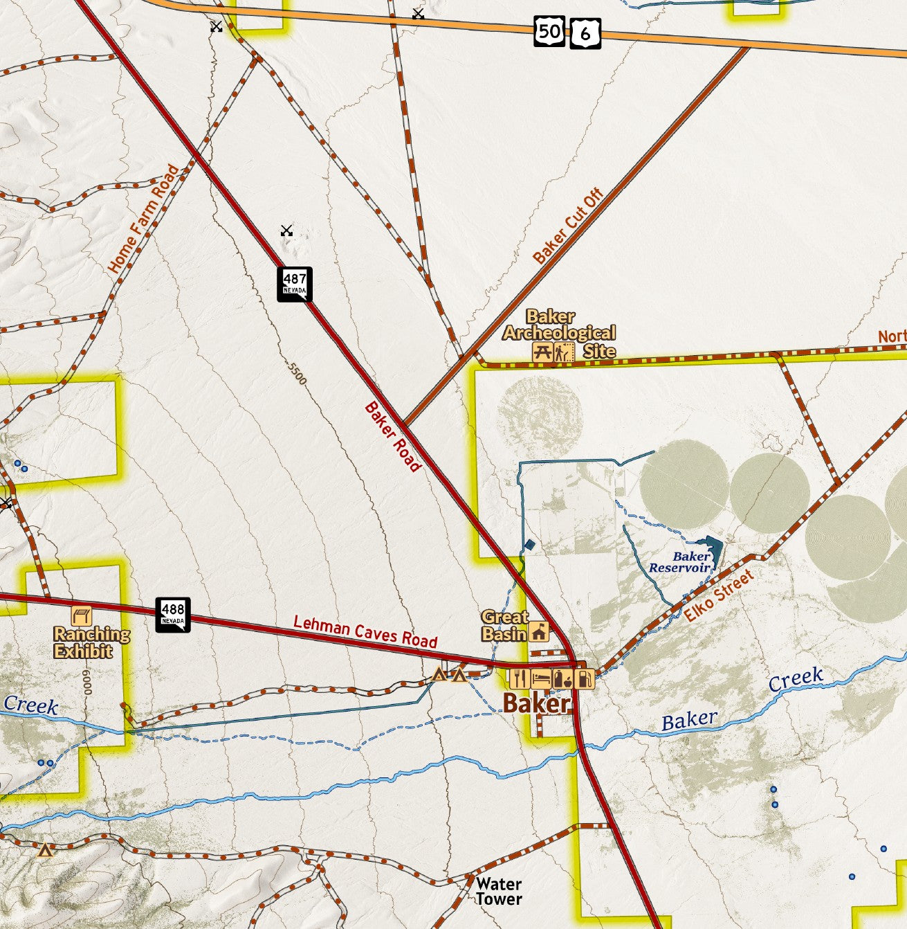 Great Basin National Park Visitor Map