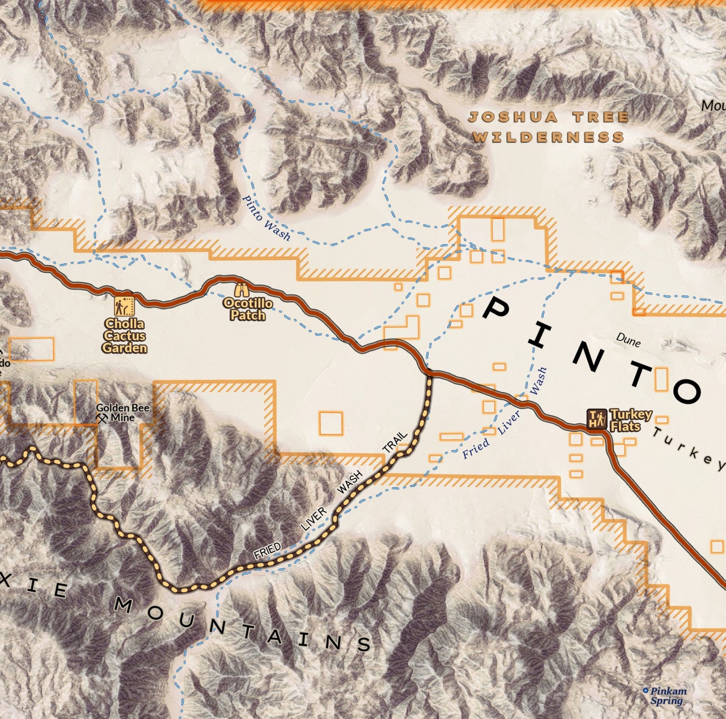 Joshua Tree National Park Visitor Map