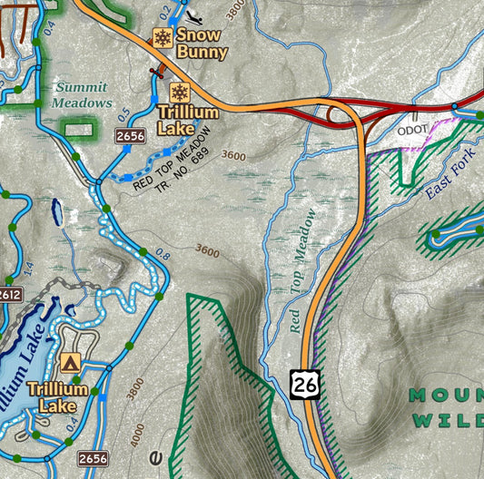 Mount Hood National Forest Winter Recreation Trails and Travel