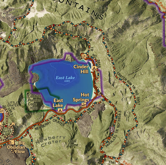Newberry National Volcanic Monument Visitor Map