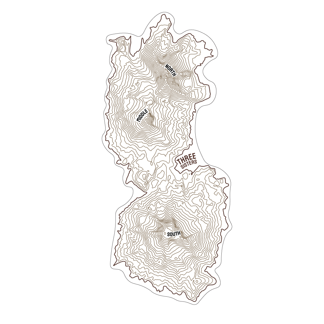 Three Sisters Topo Sticker