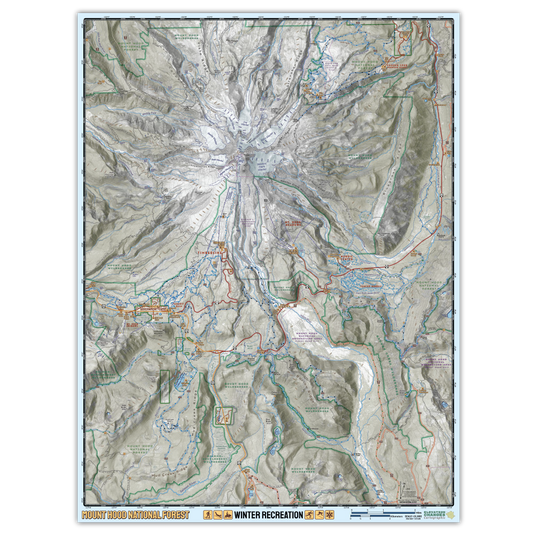 Mount Hood National Forest Winter Recreation Field Map