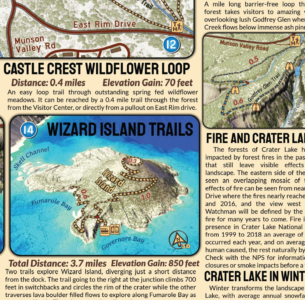 Crater Lake National Park Field Map