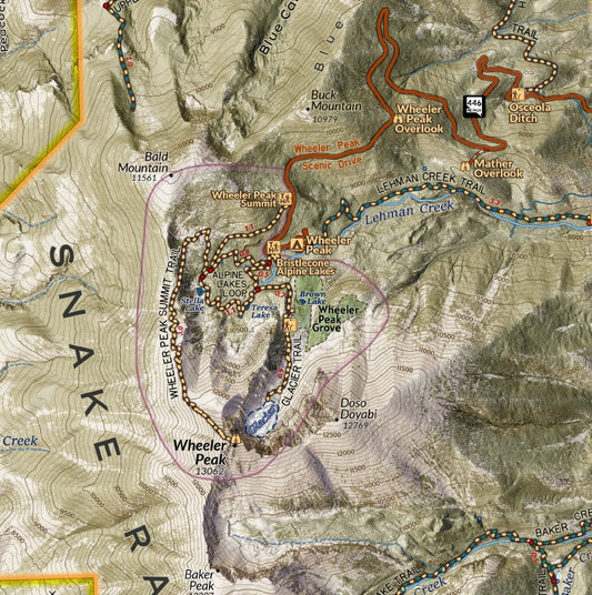Great Basin National Park Visitor Map