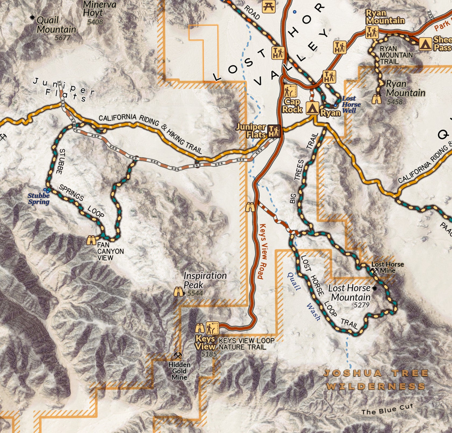 Joshua Tree National Park Visitor Map