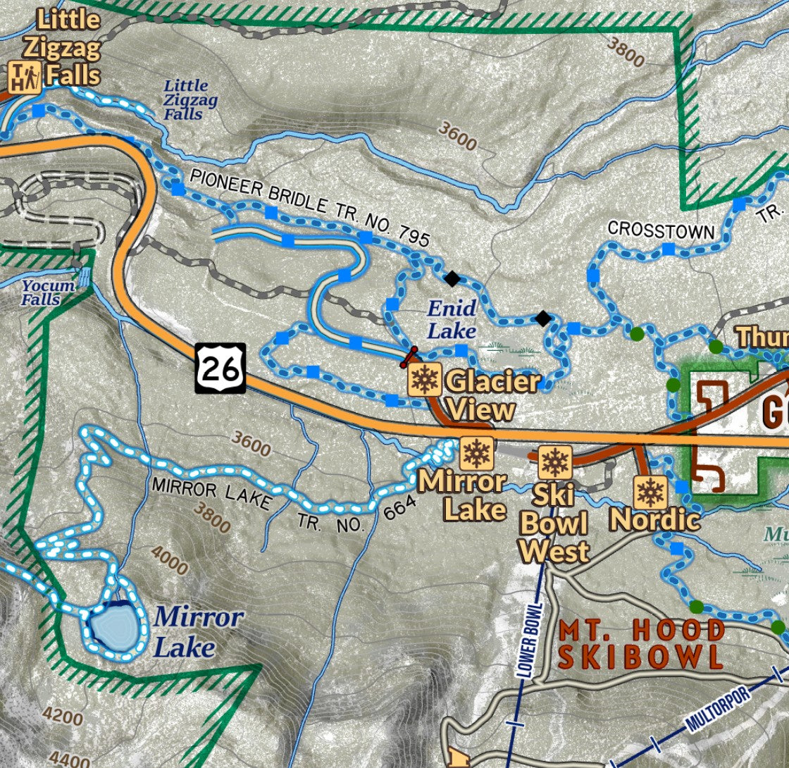 Mount Hood National Forest Winter Recreation Trails and Travel
