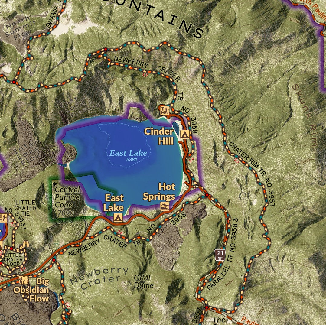 Newberry National Volcanic Monument Visitor Map