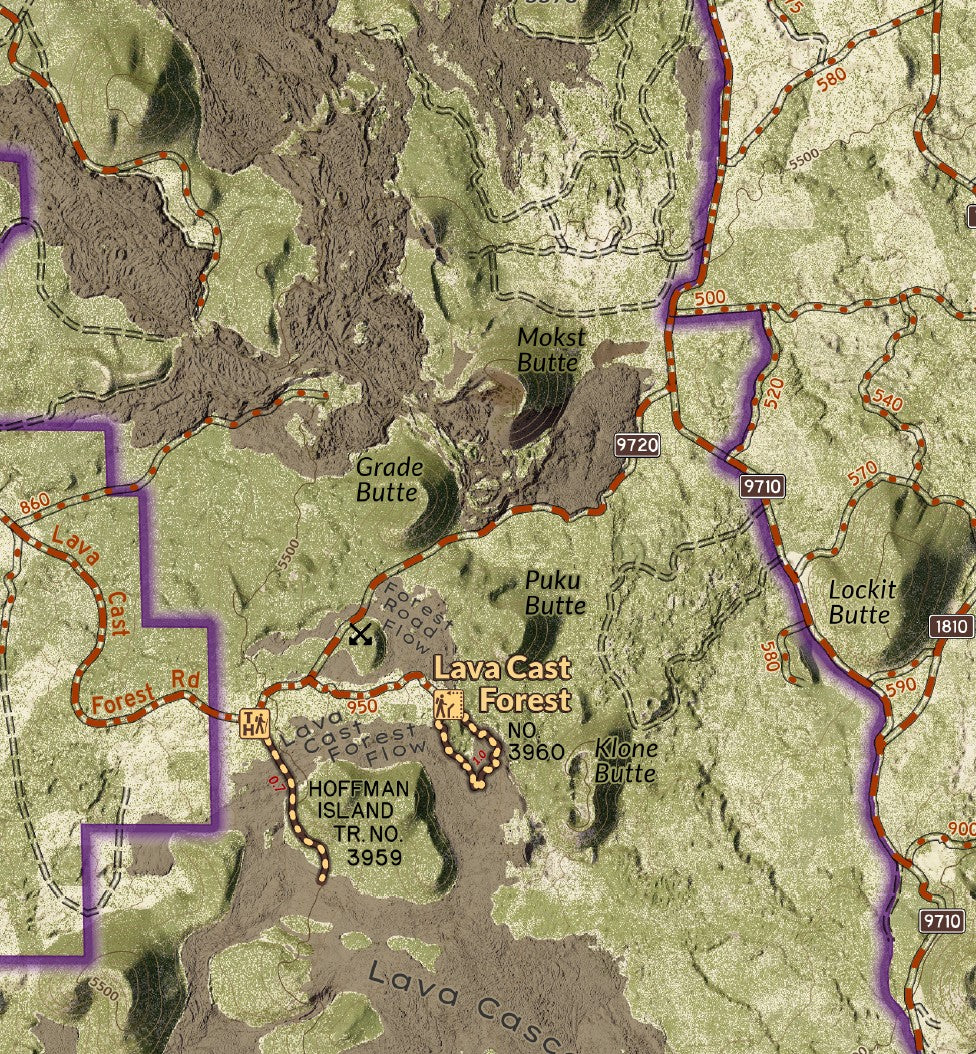 Newberry National Volcanic Monument Visitor Map
