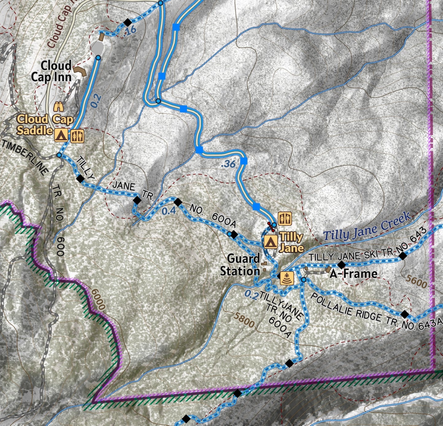 Cloud Cap - Tilly Jane Historic Area - Mount Hood Winter Recreation