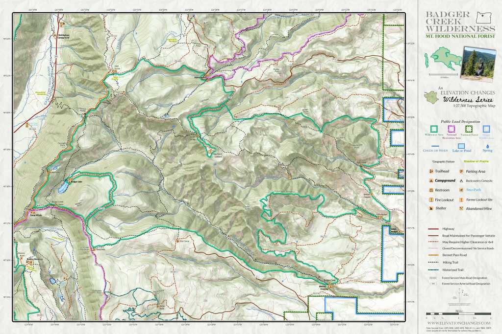 A rough draft of large format, foldable Trail Map Project